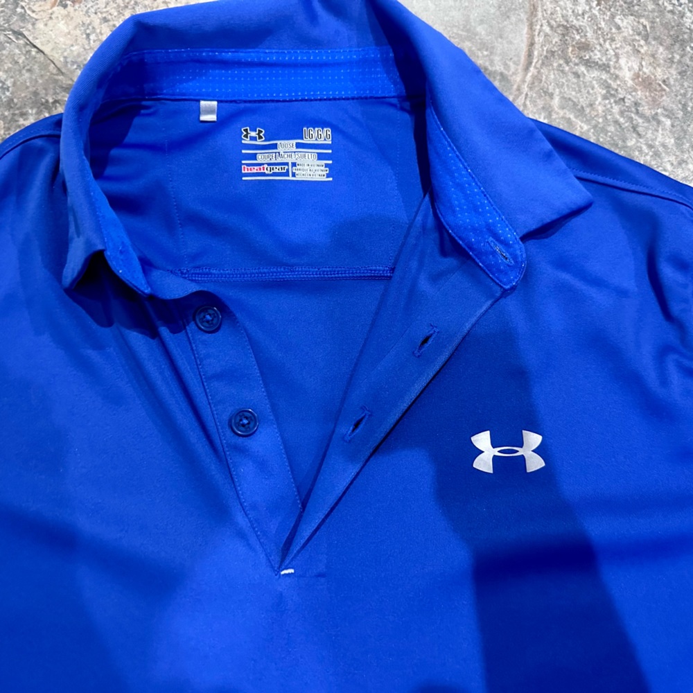 Royal blue UA polo shirt